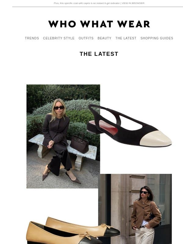 6 shoe trends that matter to French women email from Who What Wear
