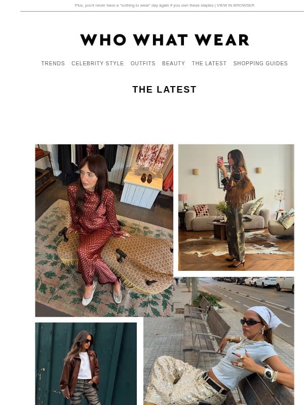 10 non-boring pant styles worth ditching your jeans for email from Who What Wear