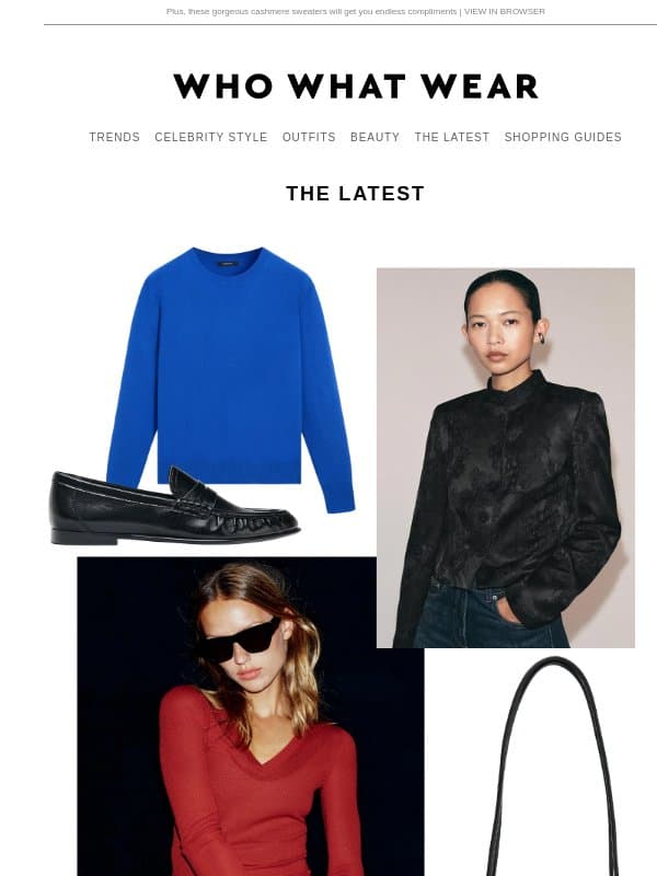 40 new Zara items that are chic and relevant for fall email from Who What Wear