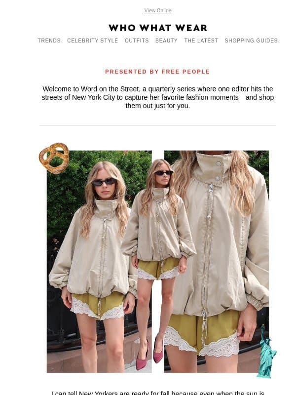 3 very specific fall jackets an NYC editor is buying email from Who What Wear