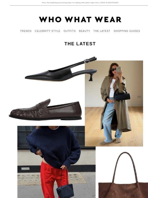 12 fall shoe trends fashion editors are already wearing email from Who What Wear