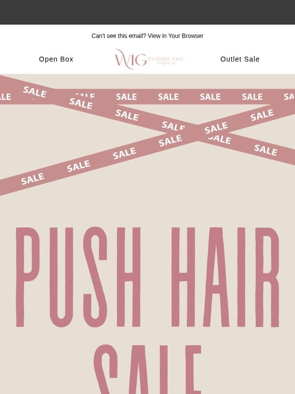 Cool Colors + Even Cooler Deals email from WigStudio1