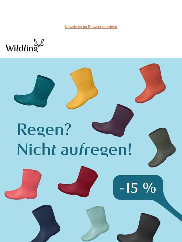 Nur für 48 Stunden: Ranidae mit 15 % Rabatt email from Wildling Shoes