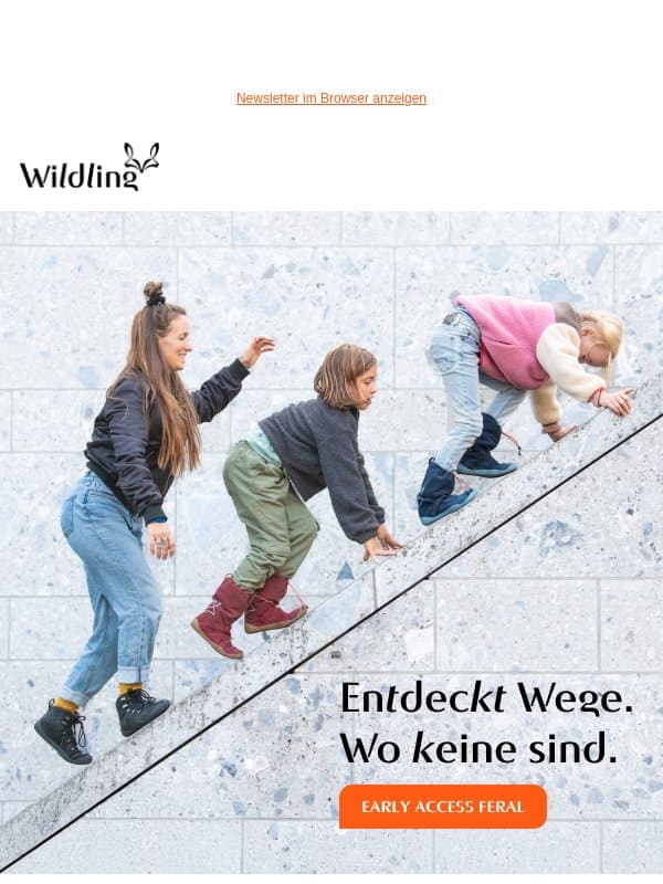 Early Access: Feral – Wanderschuh mit neuer Active Grip Sole. email from Wildling Shoes