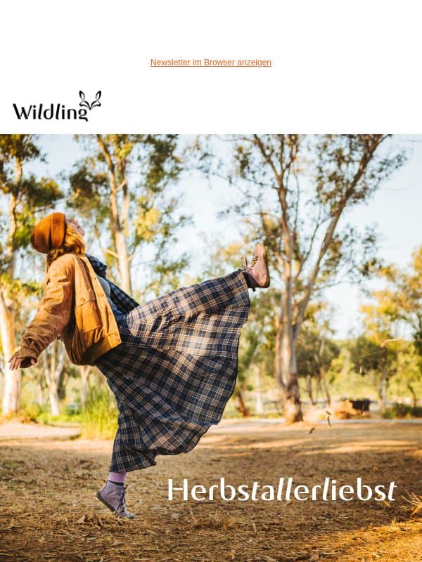 Unsere Herbstkollektion: Bereit für jedes Wetter email from Wildling Shoes