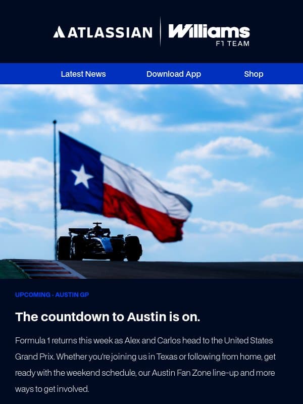 Your Williams catch-up is here đź’™ email from Williams Esports