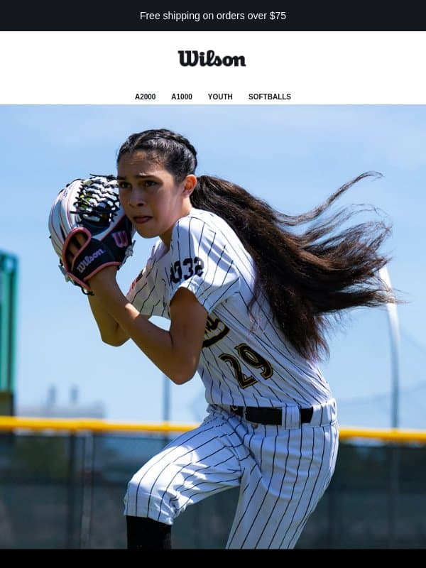 All-New A1000®s email from Wilson Sporting Goods