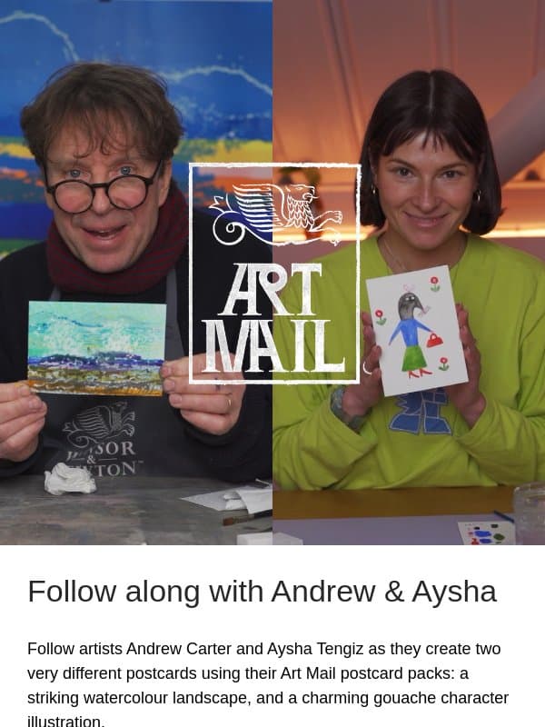 Explore our Watercolour Workshops email from Winsor & Newton
