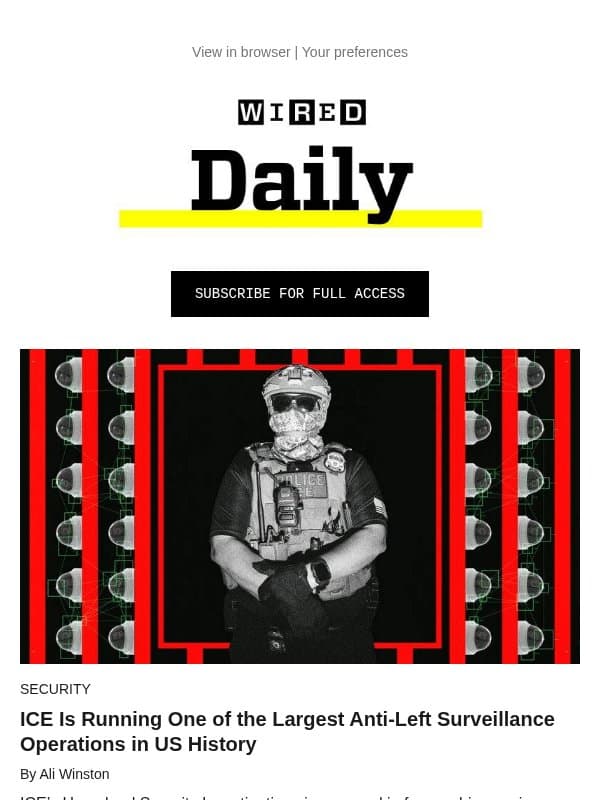 Please let the internet die email from Wired