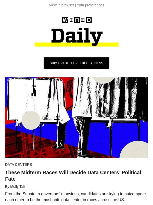 These midterm races will decide data centers’ political fate email from Wired