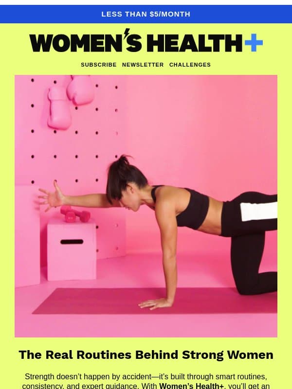 Your VIP Pass to Women's Health+ ✨ email from Women's Health
