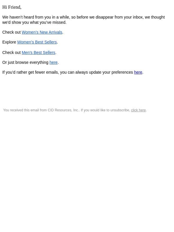 Still Looking for Comfortable Scrubs? email from WonderWink