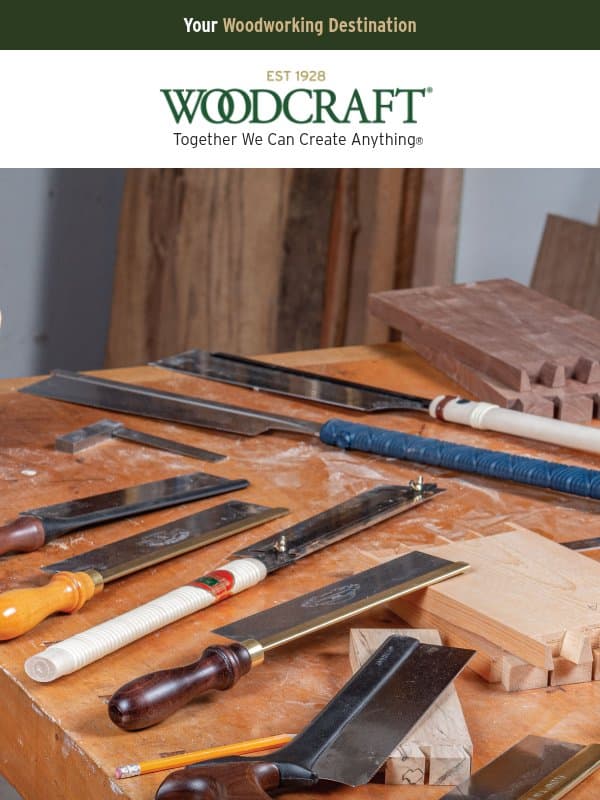 These Are All Bite & No Batteries email from Woodcraft
