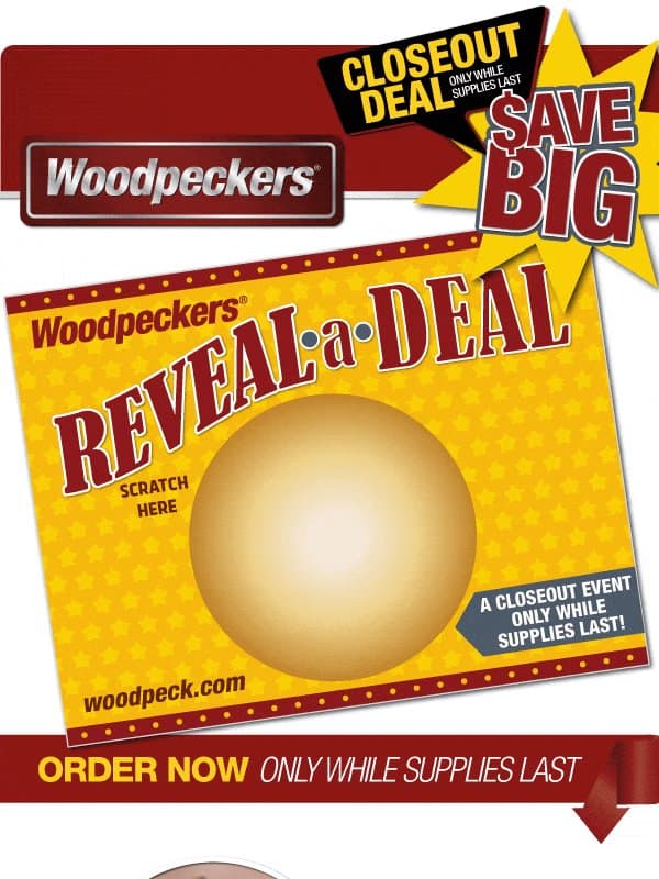 CLOSEOUT SALE! Pen Mill-Ci · 13-Piece Set email from Woodpeckers