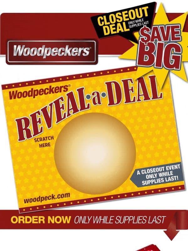 CLOSEOUT SALE! Pocket T-Squares · Metric email from Woodpeckers