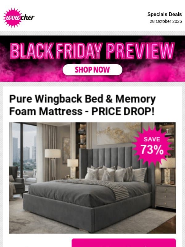 👀 Black Friday preview price drops inside! email from Wowcher