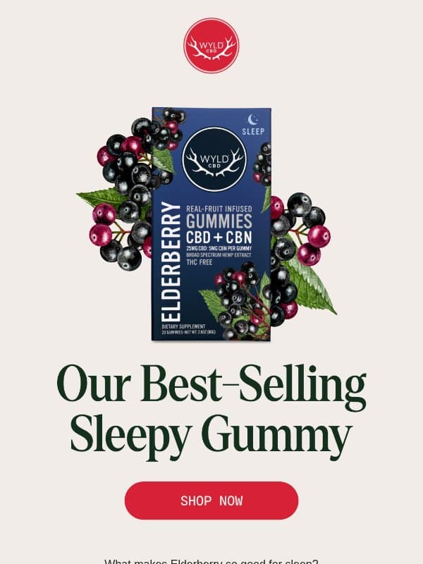 The best-selling cannabinoid 💤 email from Wyld CBD