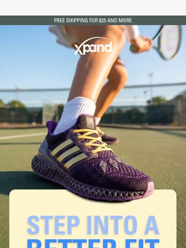 Secure, adjustable & works with everything.π email from Xpand Laces