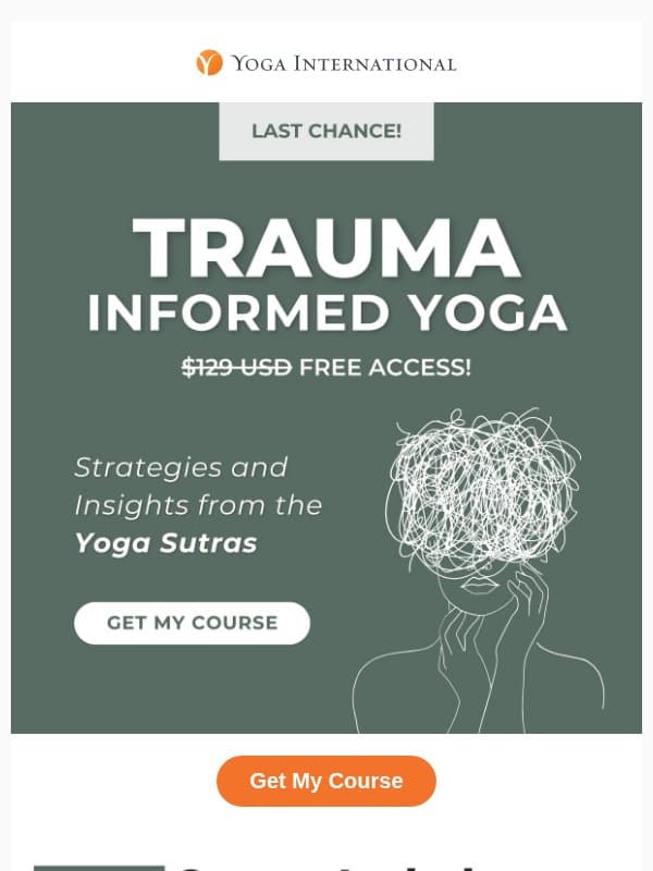 *Trauma-Informed Yoga* Course + Ebook 🕊️Free Access email from Yoga International