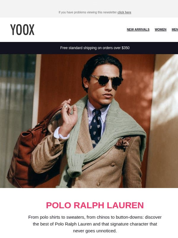 Polo Ralph Lauren: preppy, with attitude email from Yoox