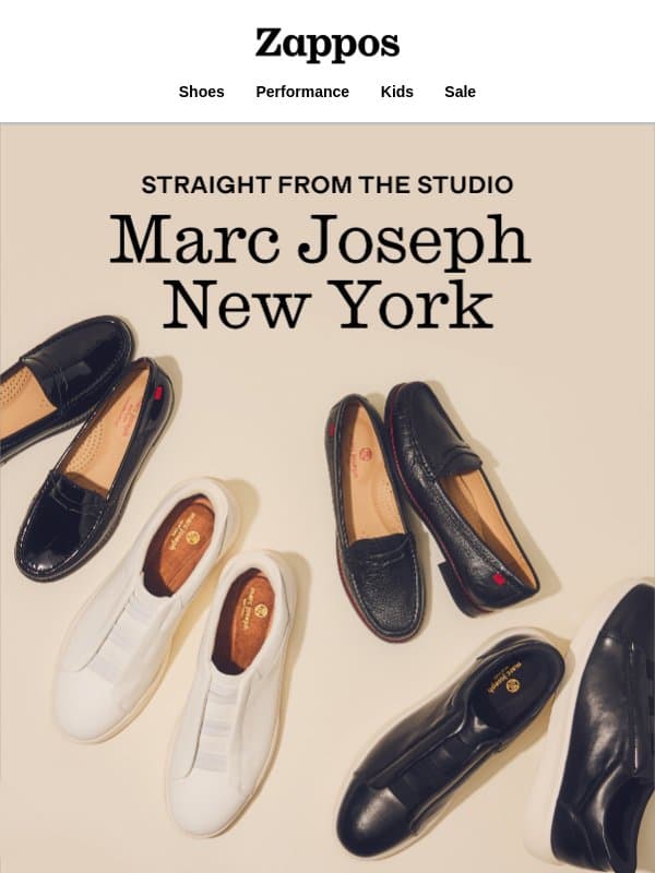 The whole day handled in Marc Joseph New York email from Zappos