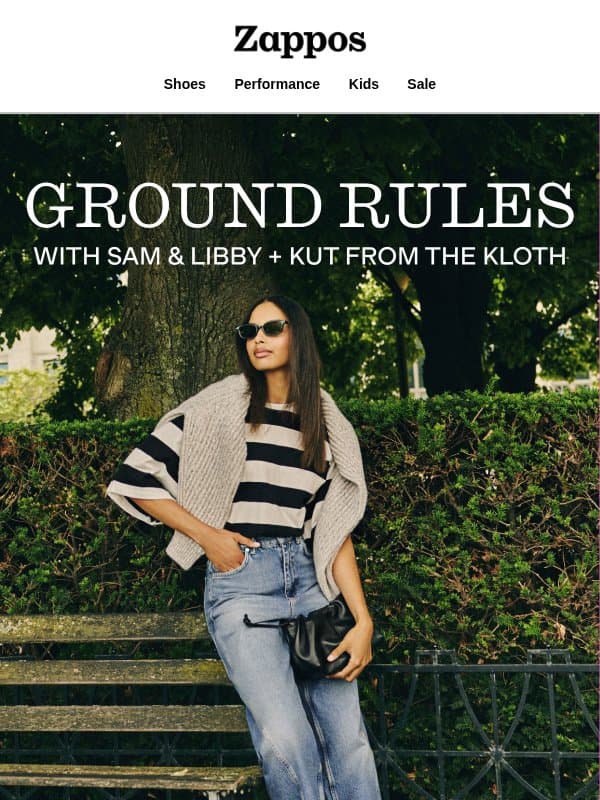 Your new go-to outfit formula email from Zappos