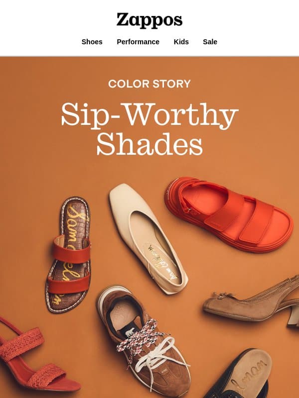 Styles steeped in fall colors ☕ email from Zappos