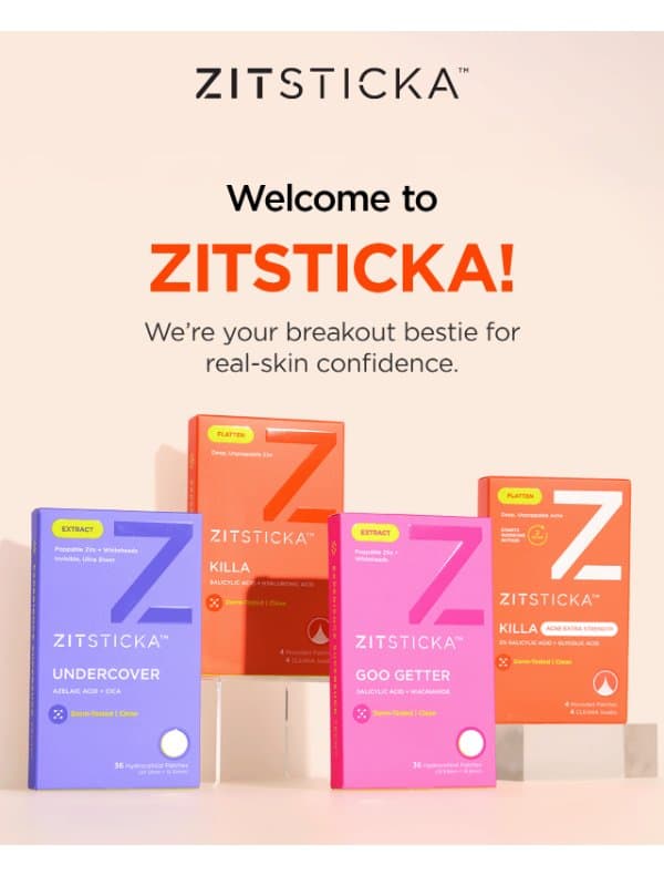 You + Clearer Skin = A Power Duo 💥 email from ZitSticka