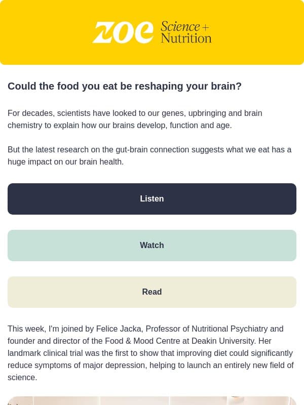 5 foods to cut dementia risk and protect your memory email from ZOE