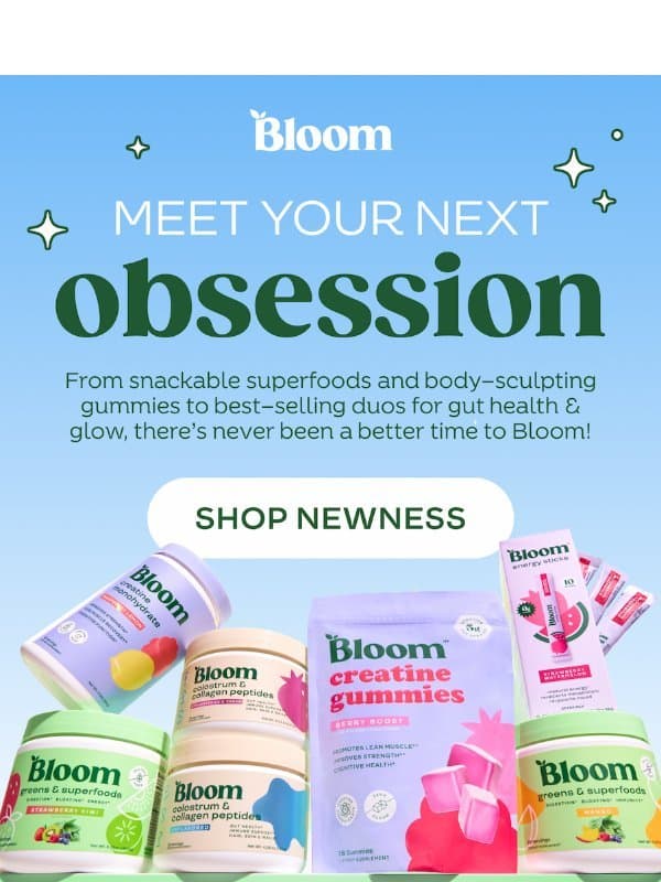 Ready to refresh your routine? πββοΈ email from Bloom Nutrition