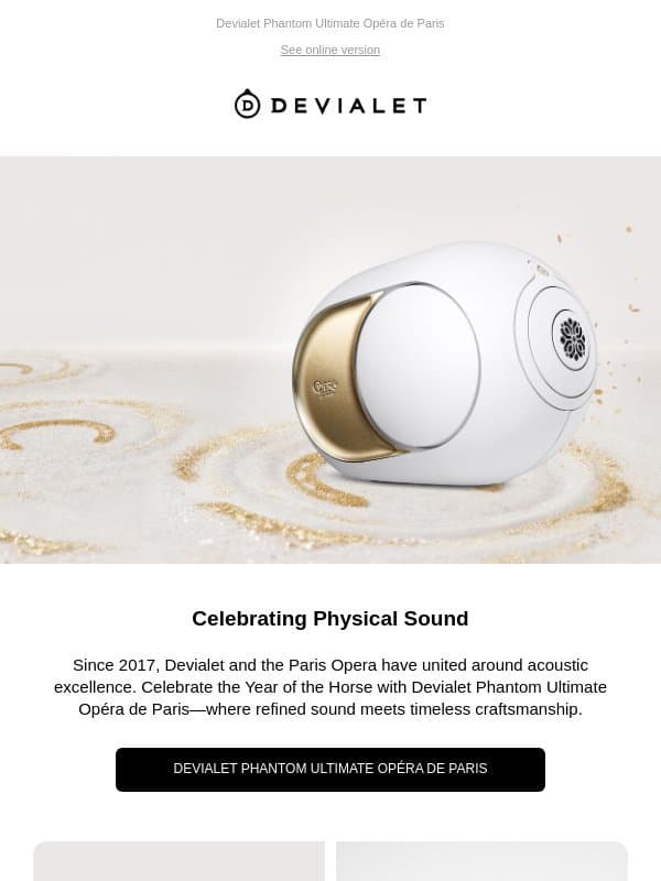 Gift the Icon for Lunar New Year email from Devialet