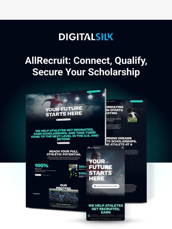 AllRecruit Reimagined: New Website, New Opportunities email from Digital Silk