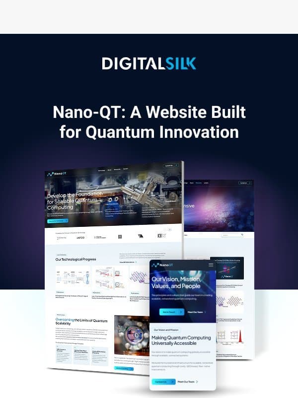 Built for the Future: Nanofiber QT Goes Live email from Digital Silk