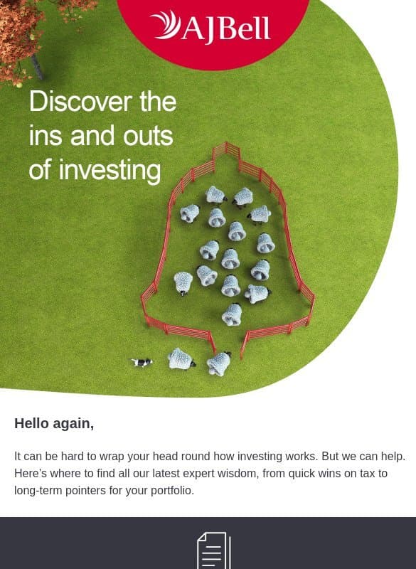 It pays to make well-informed decisions email from Dodl