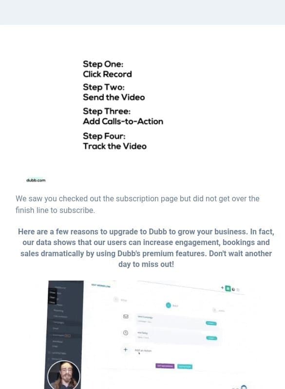 john, upgrade to Dubb for Pro Access 🔥 - Final Reminder email from Dubb