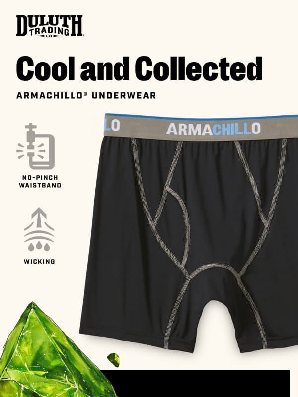 Armachillo Gear Cools On Contact email from Duluth Trading Company