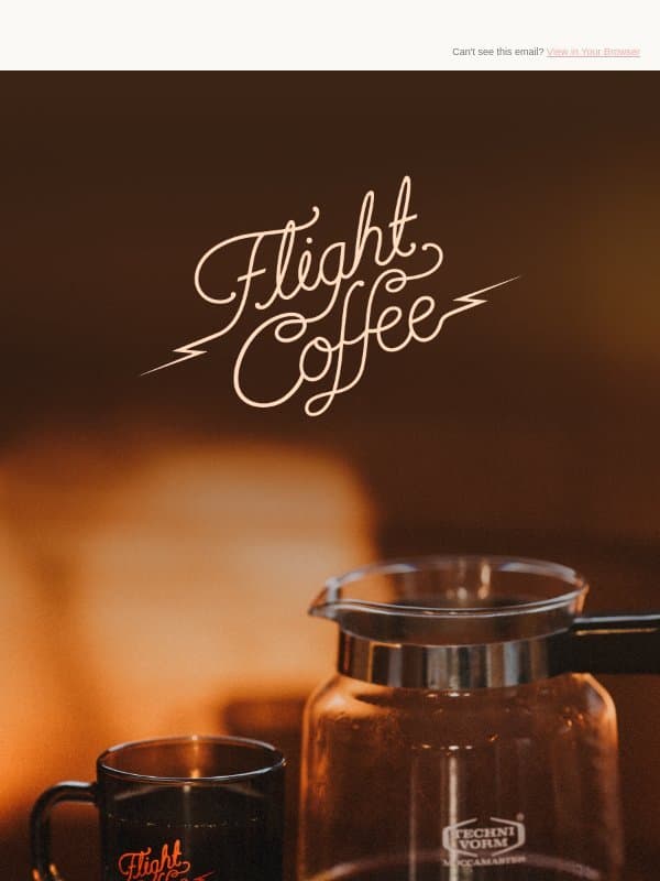 Waitangi Weekend, better with good coffee 👌 email from Flight Coffee