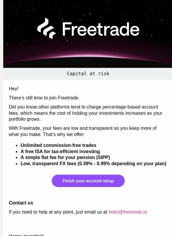 How are hidden fees shrinking your returns? πͺ£ email from Freetrade