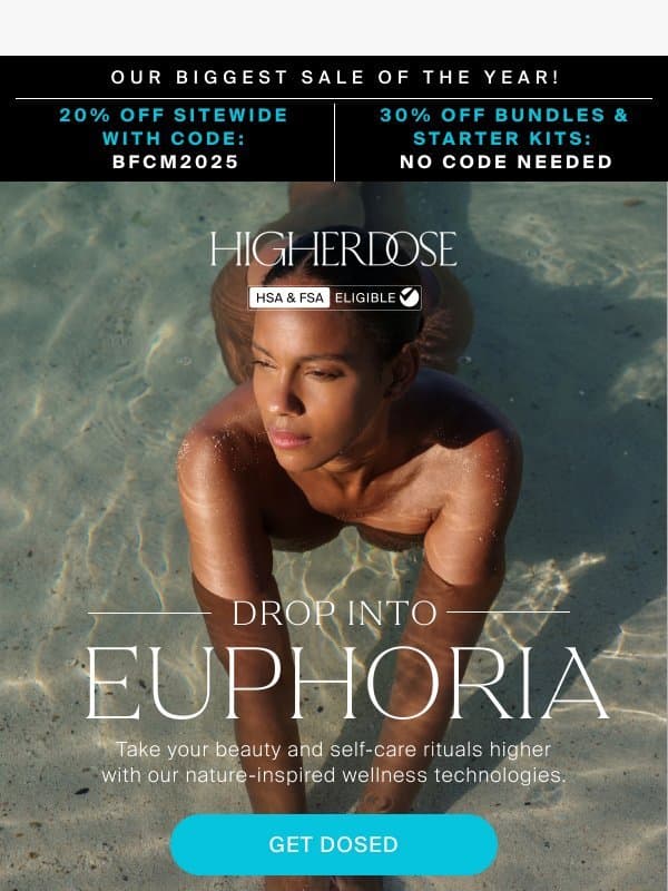 Get high with us email from HigherDOSE