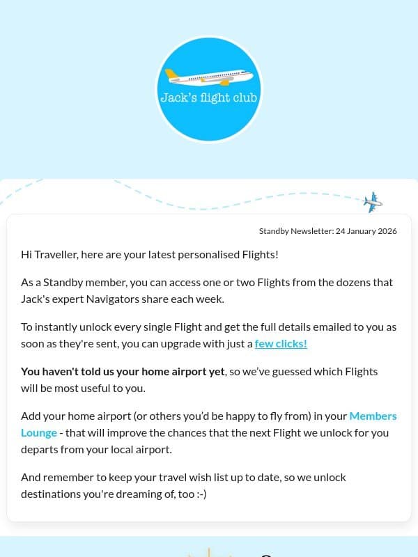 New: *non-stop* Faro, Portugal 🌊 in £30s-£60s/€30s-€70s rtn email from Jack's Flight Club