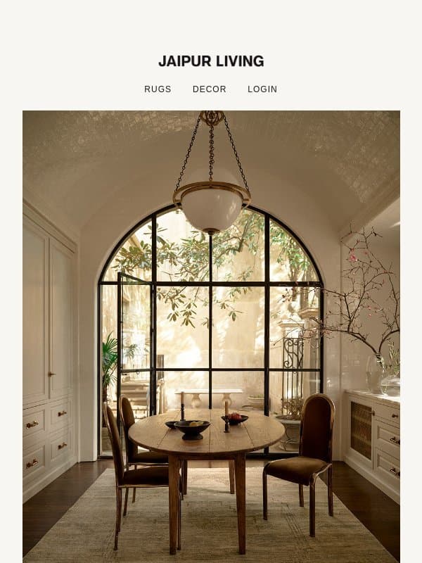 Welcome to Jaipur Living email from Jaipur Living
