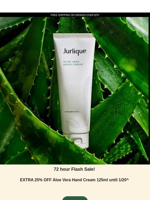 FINAL CALL. FINAL SAVINGS. email from Jurlique