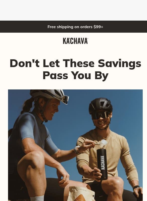 "But I don't want to save $40" said nobody ever. email from Ka'Chava