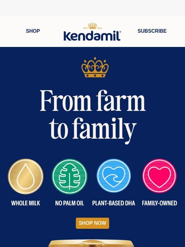 Not all formulas are the same โ hereโs why ๐ email from Kendamil