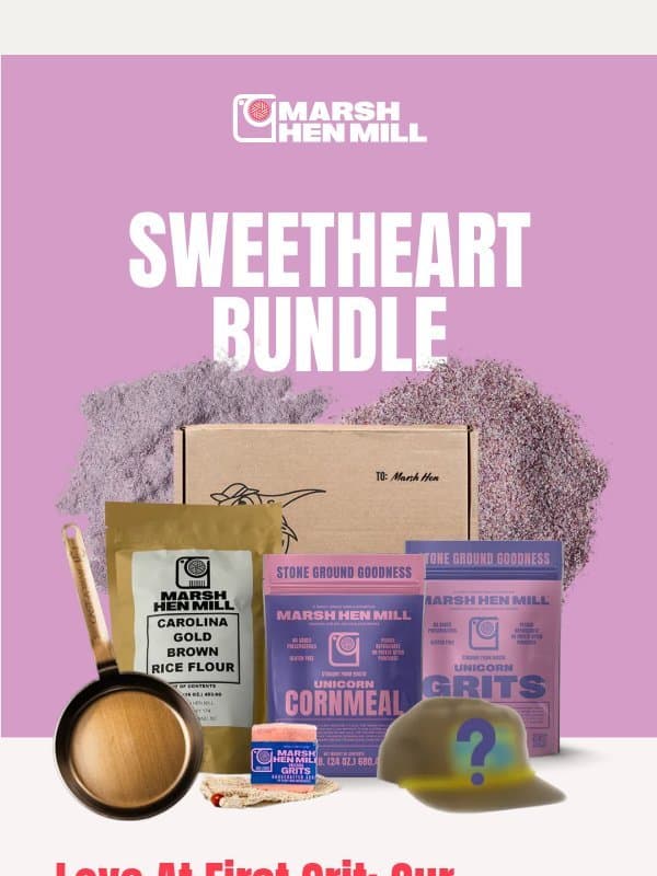 Treat Your Sweetheart to Our Limited-Edition Bundle 💕 email from Marsh Hen Mill