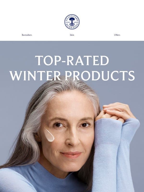 Most loved: winter skincare email from Neal's Yard Remedies