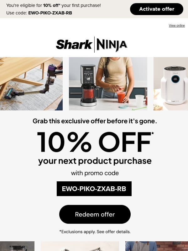Last chance—don't miss out on this offer. ⏰ email from Ninja Kitchen