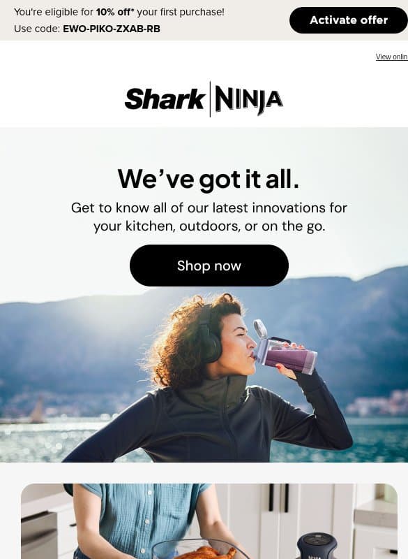 Get to know Ninja®—ready to upgrade your kitchen? 👀 email from Ninja Kitchen