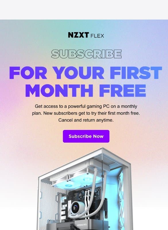 Play Unbound With NZXT Flex email from NZXT