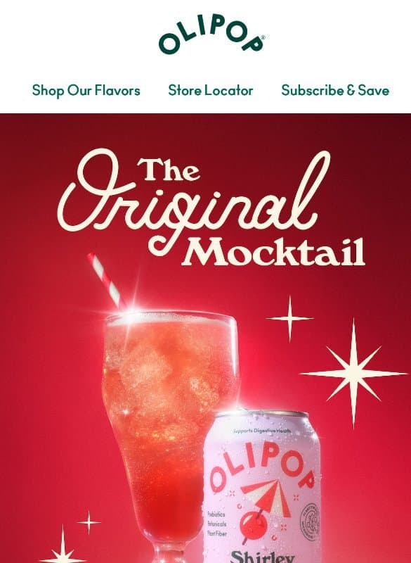 Meet the Star of the Season ๐ฅ๐โจ email from Olipop